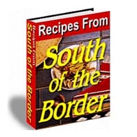 Mexican recipe digital cookbook with PLR resell rights featuring authentic south of the border dishes