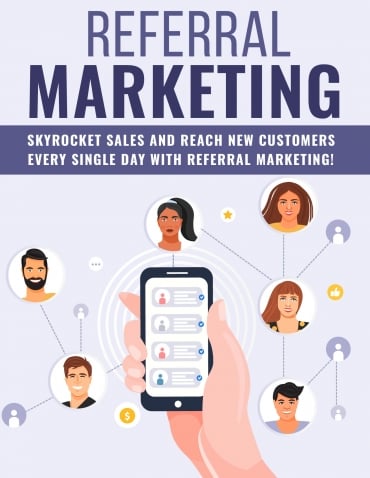 Referral marketing digital report with PLR MRR resell rights for niche marketers