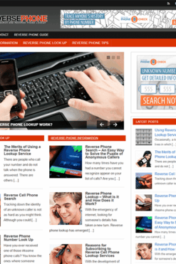 Reverse Phone PLR Blog