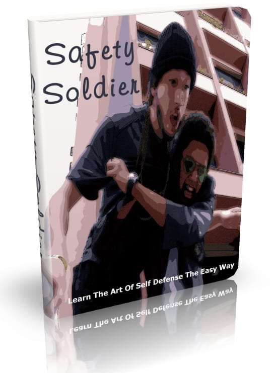 Safety Soldier martial arts self-defense ebook cover with PLR and MRR resell rights