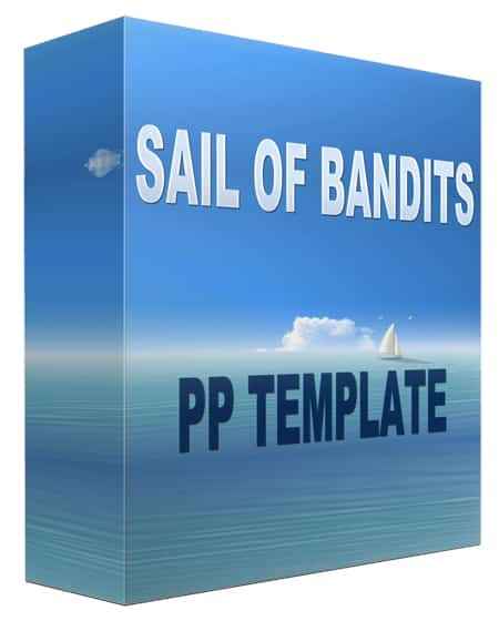 Sail Of Bandits Multipurpose PowerPoint Template with resell rights for stunning business presentations