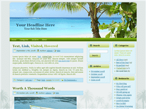 Saona Island WP Theme with Master Resale Rights - Digital Download for Resellers