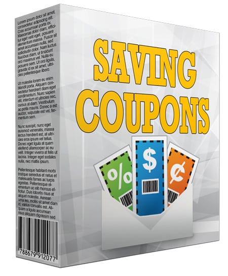 Make money online with saving coupons PLR digital package for niche site content.