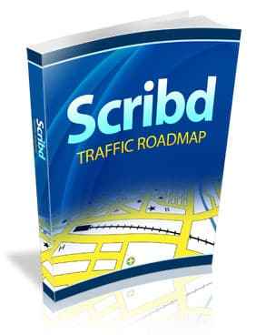 Scribd traffic video course cover image showing document marketing and free traffic generation