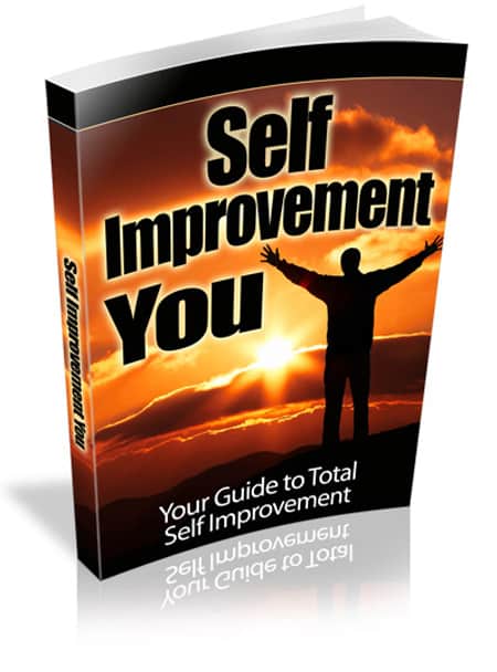 Self improvement digital guide with PLR resell rights for personal development success