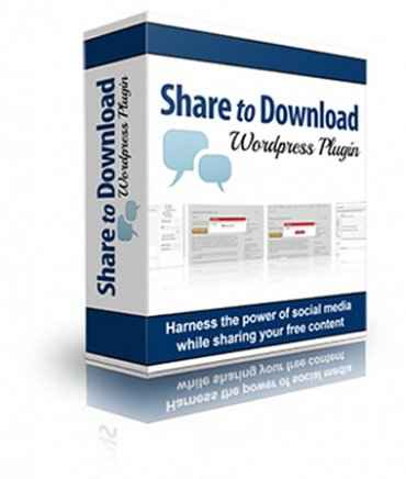Share to Download WordPress Plugin for viral social sharing and list building with PLR rights