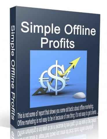 Simple Offline Profits: digital marketing guide with PLR MRR resell rights for offline client success