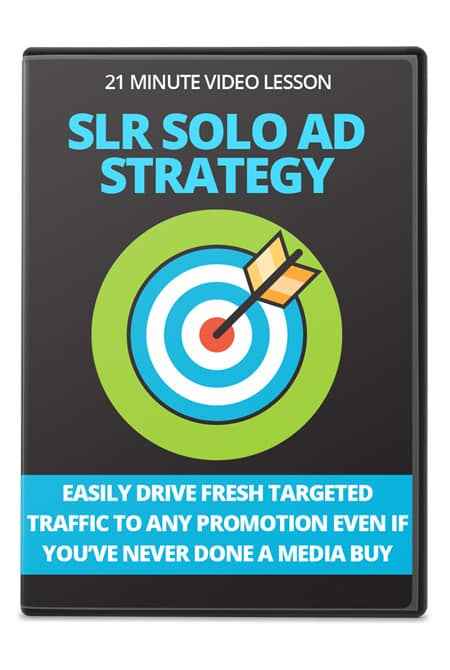 SLR Solo Ad Strategy digital download with PLR MRR resell rights for driving targeted traffic