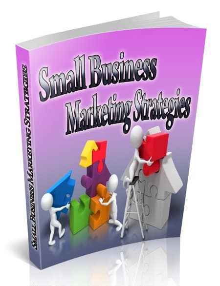 Small business marketing strategies ebook with PLR MRR rights for local customer attraction