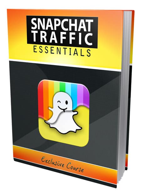 SnapChat marketing guide with PLR/MRR resell rights for building audience and traffic