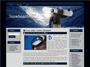 Snowboarding WP Theme with Master Resale Rights for winter sports websites and digital resellers