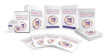 Social Media Marketing Made Simple PLR video course with resell rights – digital download for business growth