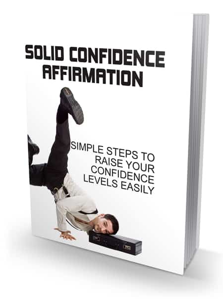 Solid Confidence Affirmation – digital PLR guide with affirmations for unshakeable self-belief and success