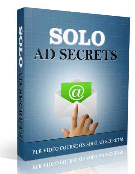 Solo Ad Secrets digital PLR ebook with resell rights for email marketing success