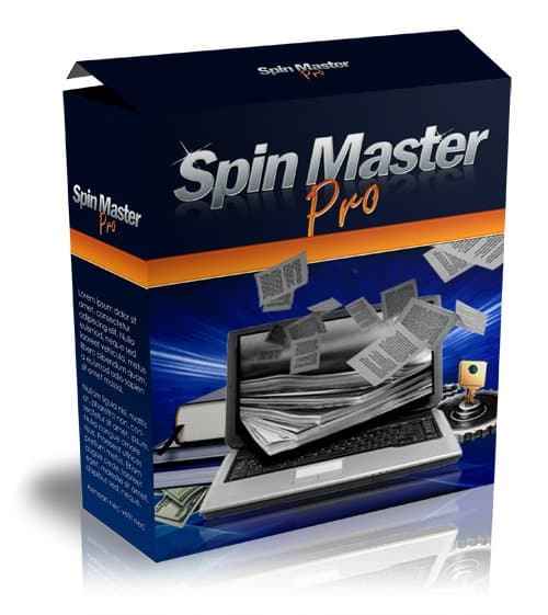 Spin Master Pro software suite for unique article generation with PLR resell rights