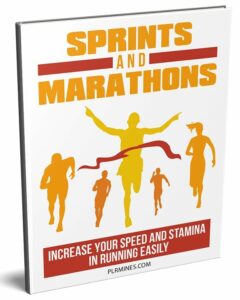 Private label ebook about sprints and marathons training with PLR resell rights instant digital download