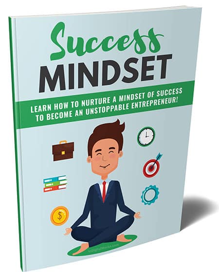 Success mindset PLR report with entrepreneur goal-setting strategies for digital resell