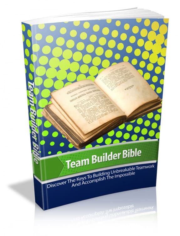 Team Builder Bible digital ebook with PLR MRR resell rights for team building success