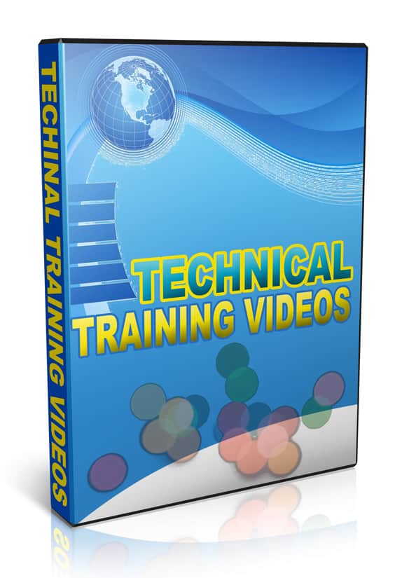 Tech training digital guide ebook cover with resell rights for internet marketers