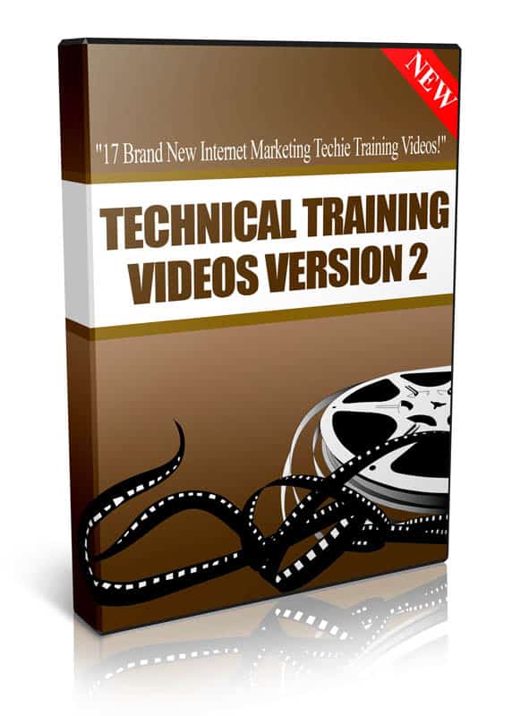 Internet marketing techie training videos package with cPanel skills and PLR rights