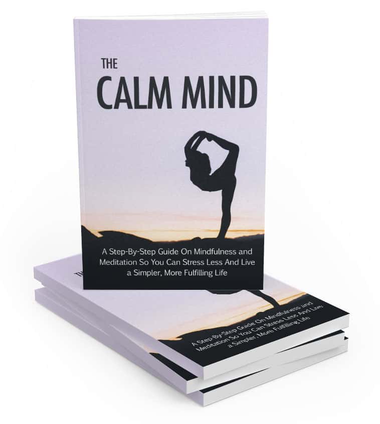 Digital PLR eBook The Calm Mind – meditation guide with resell rights for inner peace and mental well-being