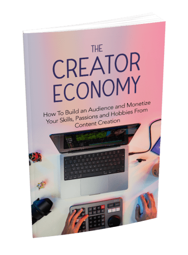 Digital PLR eBook about building an audience and monetizing skills as a content creator with resell rights