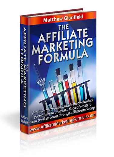 The Affiliate Marketing Formula book cover showing step-by-step method for online income with PLR rights