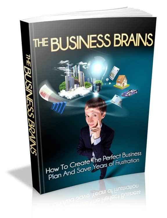 The Business Brains digital PLR guide for creating a perfect business plan and reselling it