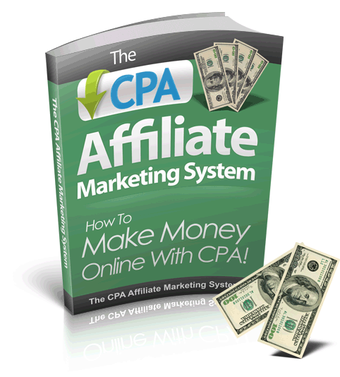 The CPA Affiliate Marketing System - digital download with PLR MRR resell rights mockup