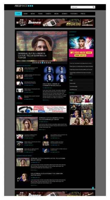 The PressMaker WordPress Theme for blogs, news & magazine publishers - digital download with PLR/MRR rights
