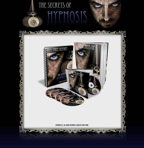 The Secrets of Hypnosis digital cover image showing self-hypnosis and healing benefits
