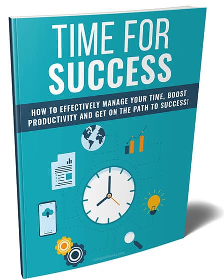 Time management special report digital download with PLR resell rights for productivity success