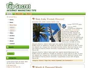 Top Secret WordPress Theme with PLR MRR Resell Rights - Digital Download