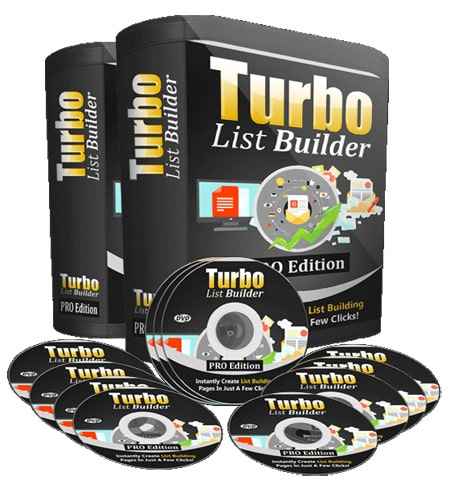 Turbo List Builder Pro digital download with PLR and MRR resell rights for email list building