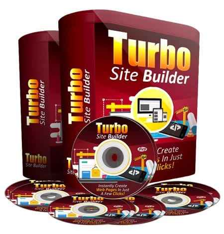 Turbo Site Builder Pro - digital download with PLR/MRR resell rights for one-page websites