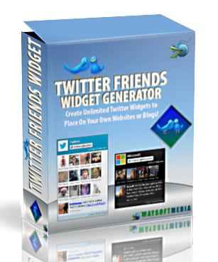 Download Twitter Friends Widget - showcase followers with custom animation and PLR/MRR resell rights