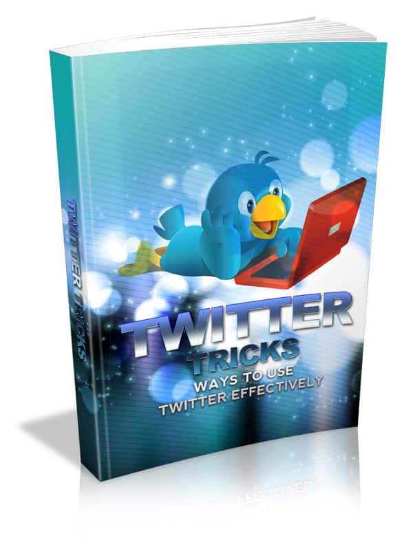 Twitter Tricks ebook – instant digital download with PLR MRR resell rights