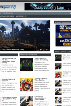Video Gaming PLR Blog