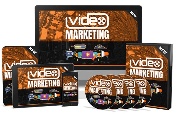 Video marketing training package with PLR and MRR resell rights – digital download ready