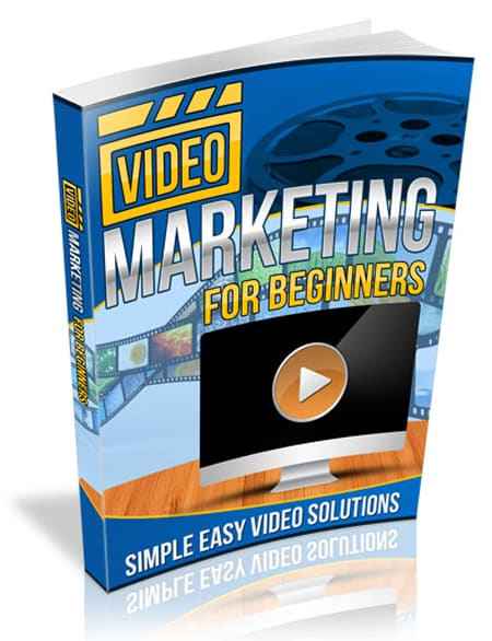 Video Marketing For Beginners guide digital download with PLR resell rights