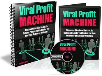 Viral Profit Machine audio course cover image – digital marketing PLR MRR product graphic
