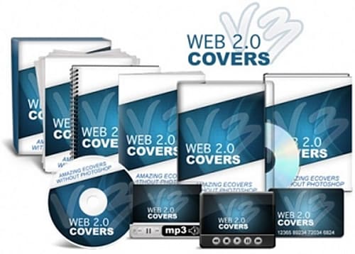 Web 2.0 Covers Version 3 3D cover design template PLR MRR digital download