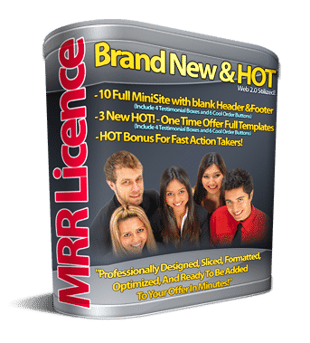 Professional Web 2.0 MiniSite Templates V7 with PLR resell rights for instant digital download