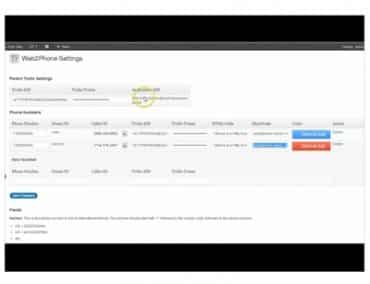 Web2Phone Click to Call WordPress Plugin - local business browser call solution