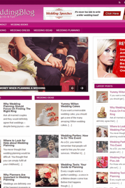 Wedding Plans PLR Blog