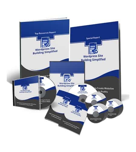 WordPress website building video training guide with step-by-step instructions for beginners
