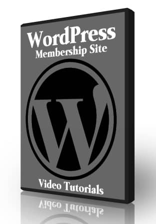 WordPress membership site video course digital download PLR MRR setup guide