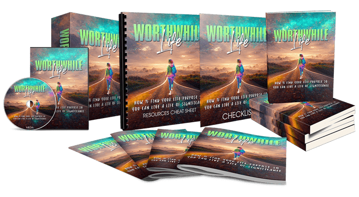 Worthwhile life video upgrade – digital PLR course to build a meaningful life with resell rights