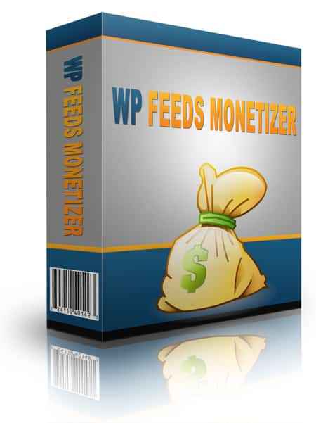 WP Feeds Monetizer digital product with PLR MRR resell rights for WordPress RSS monetization