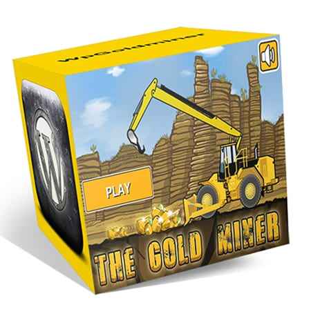 WP Goldminer Plugin - a gold mining game for websites with PLR resell rights